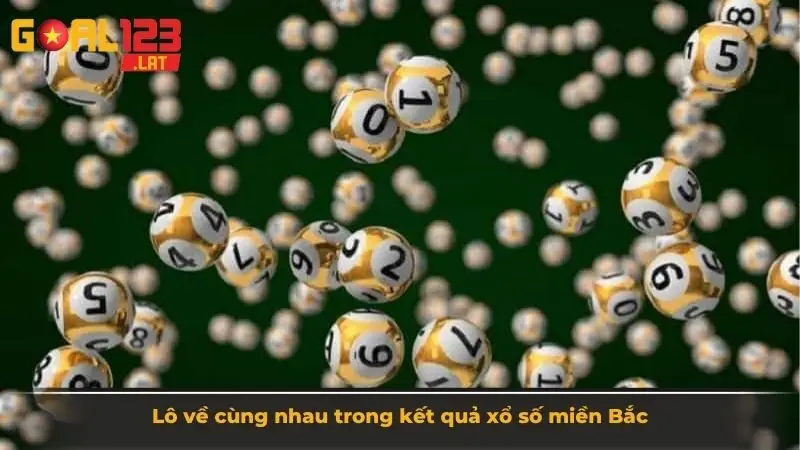 Lô về cùng nhau trong kết quả xổ số miền Bắc