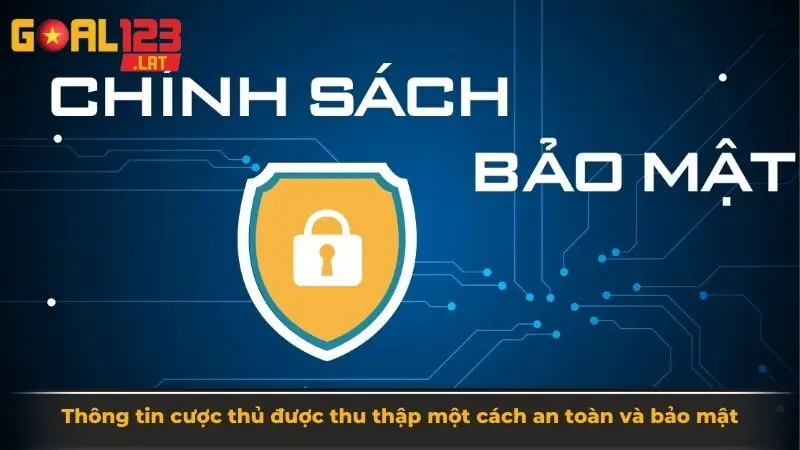 Thông tin cược thủ được thu thập một cách an toàn và bảo mật