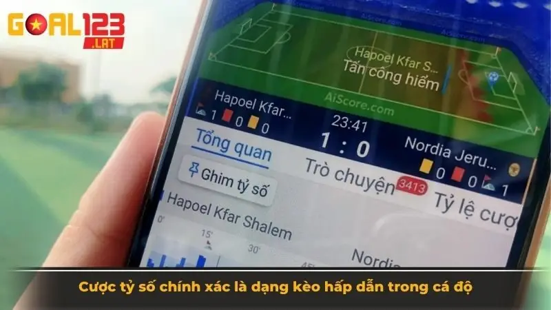 Cược tỷ số chính xác là dạng kèo hấp dẫn trong cá độ