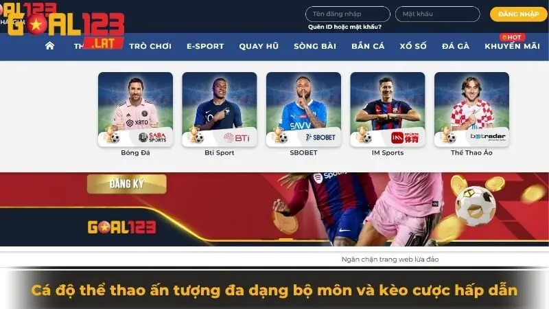 Cá độ thể thao ấn tượng đa dạng bộ môn và kèo cược hấp dẫn Cá độ thể thao ấn tượng đa dạng bộ môn và kèo cược hấp dẫn